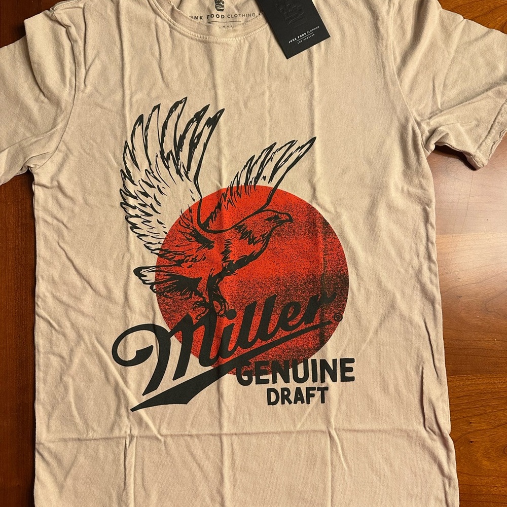 Junk Food Clothing Tan Miller Graphic Tee